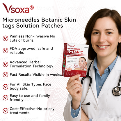 𝑉𝑠𝑜𝑥𝑎®💧Microneedles Botanical Skin Tags Solution Patches - Made in the USA👩‍⚕️